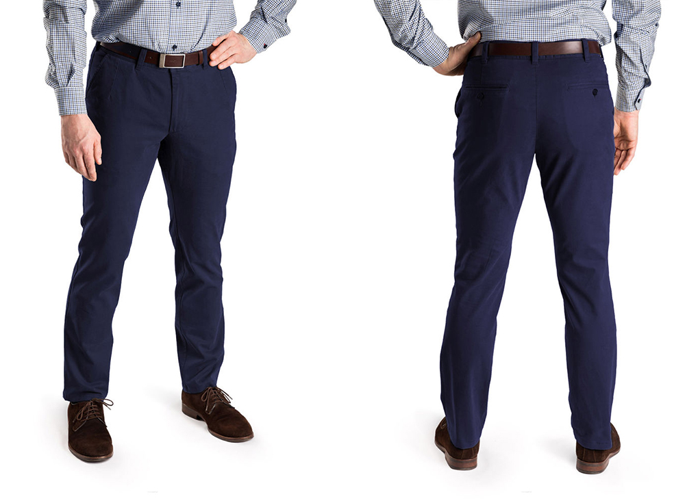 Granatowe spodnie męskie duże rozmiary. Duże rozmiary męskie